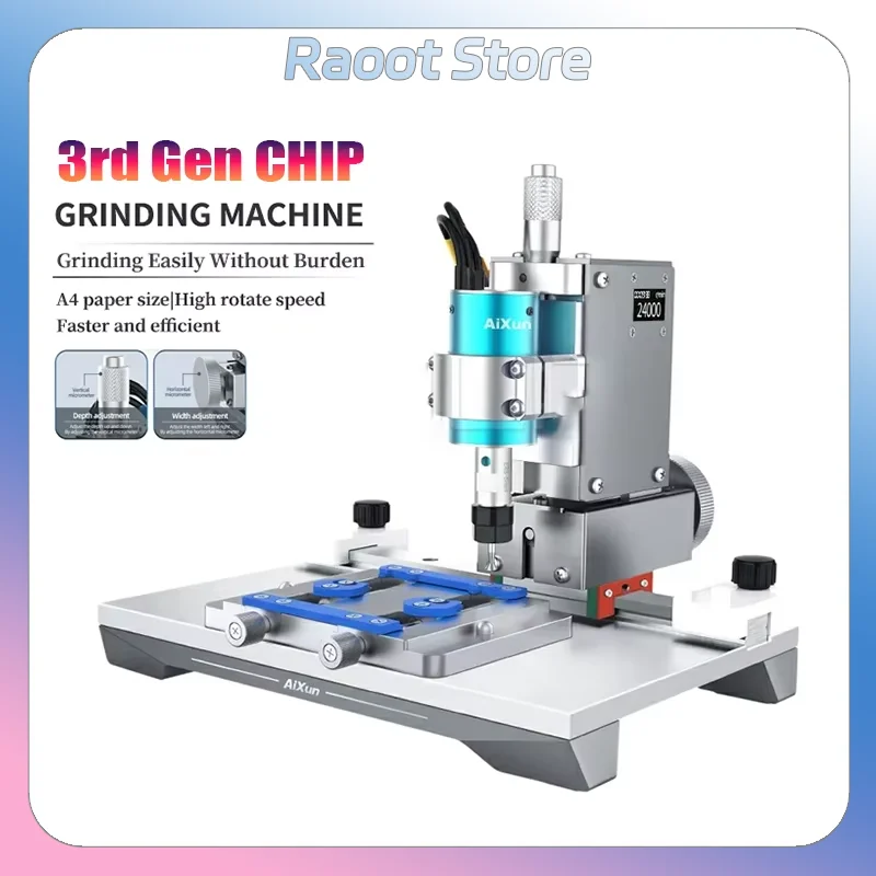 AIXUN 3rd Gen Grinder Machine Tools for grinding and polishing of mobile phone motherboard CNC and CPU chips