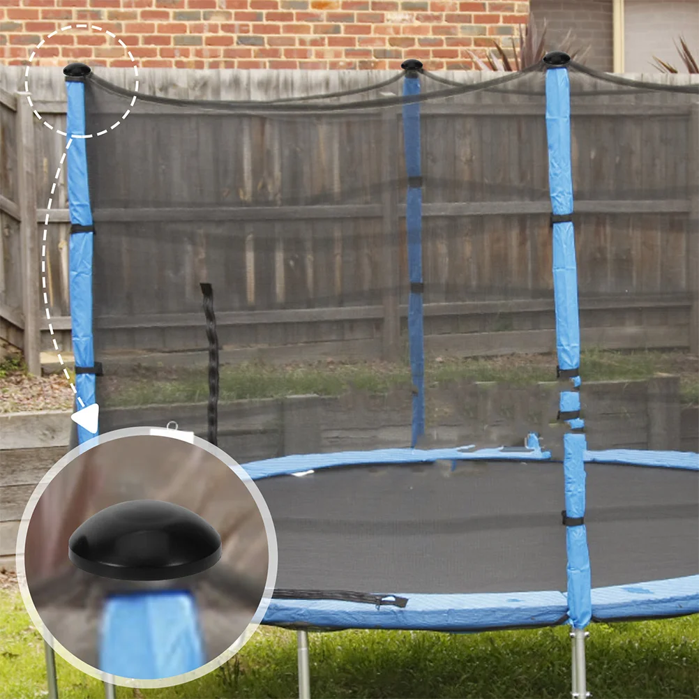 10 قطعة قبعات سلامة الساق الترامبولين الفطر نمط قواعد مطاطية سهلة التركيب للمنزل حديقة الترامبولين الساقين قبعات مطاطية #1