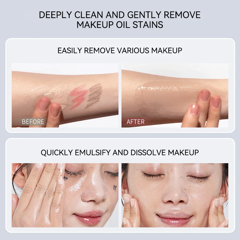 DOPA カメリアシード クリア＆モイスチャライジング メイク落としオイル アイ＆リップメイク落としウォーターが顔を深く洗浄します