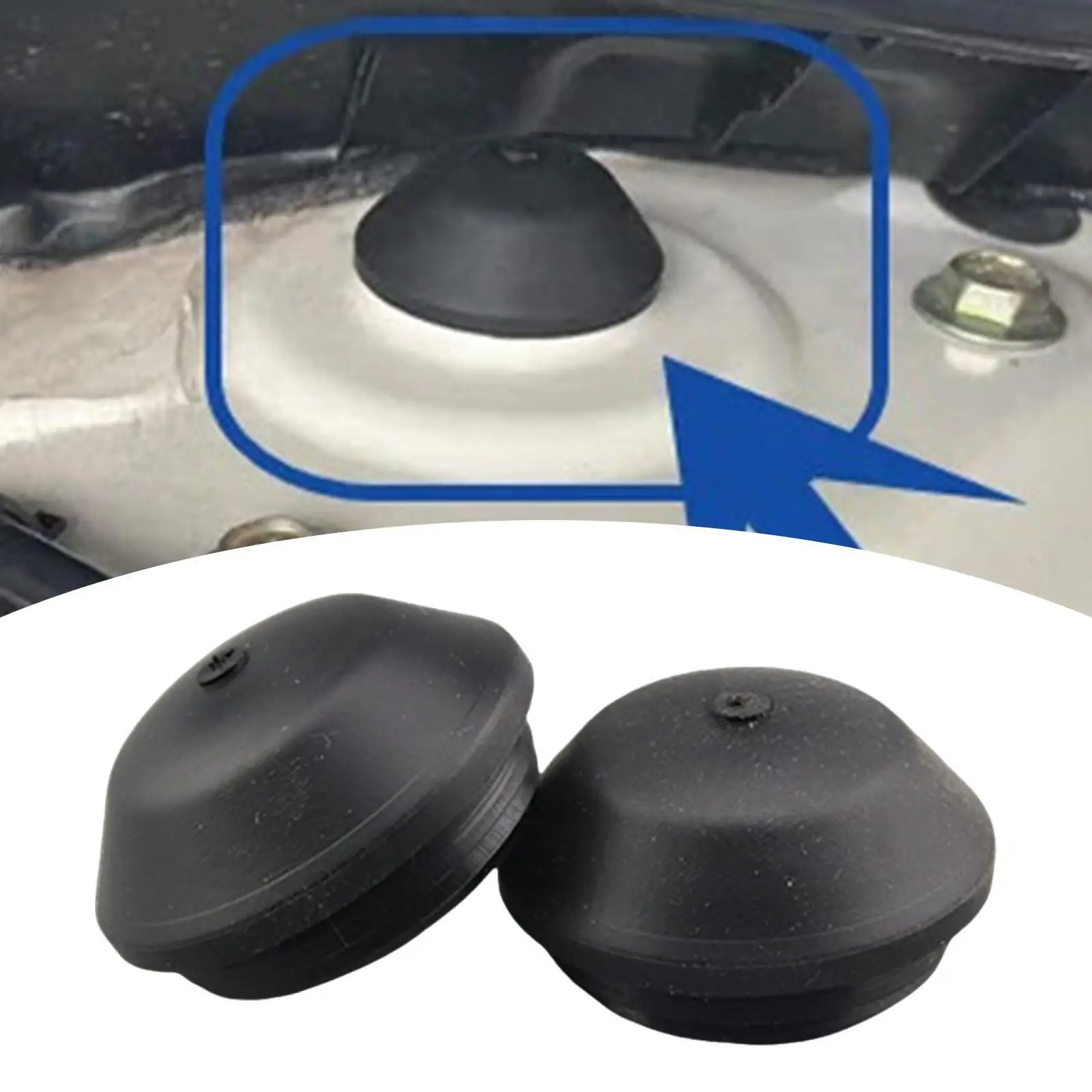 Protetor de Borracha para Amortecedor e Tampa de Poeira do Suporte da Suspensão Dianteira para Peças de Reposição Nissan Tsuru B13