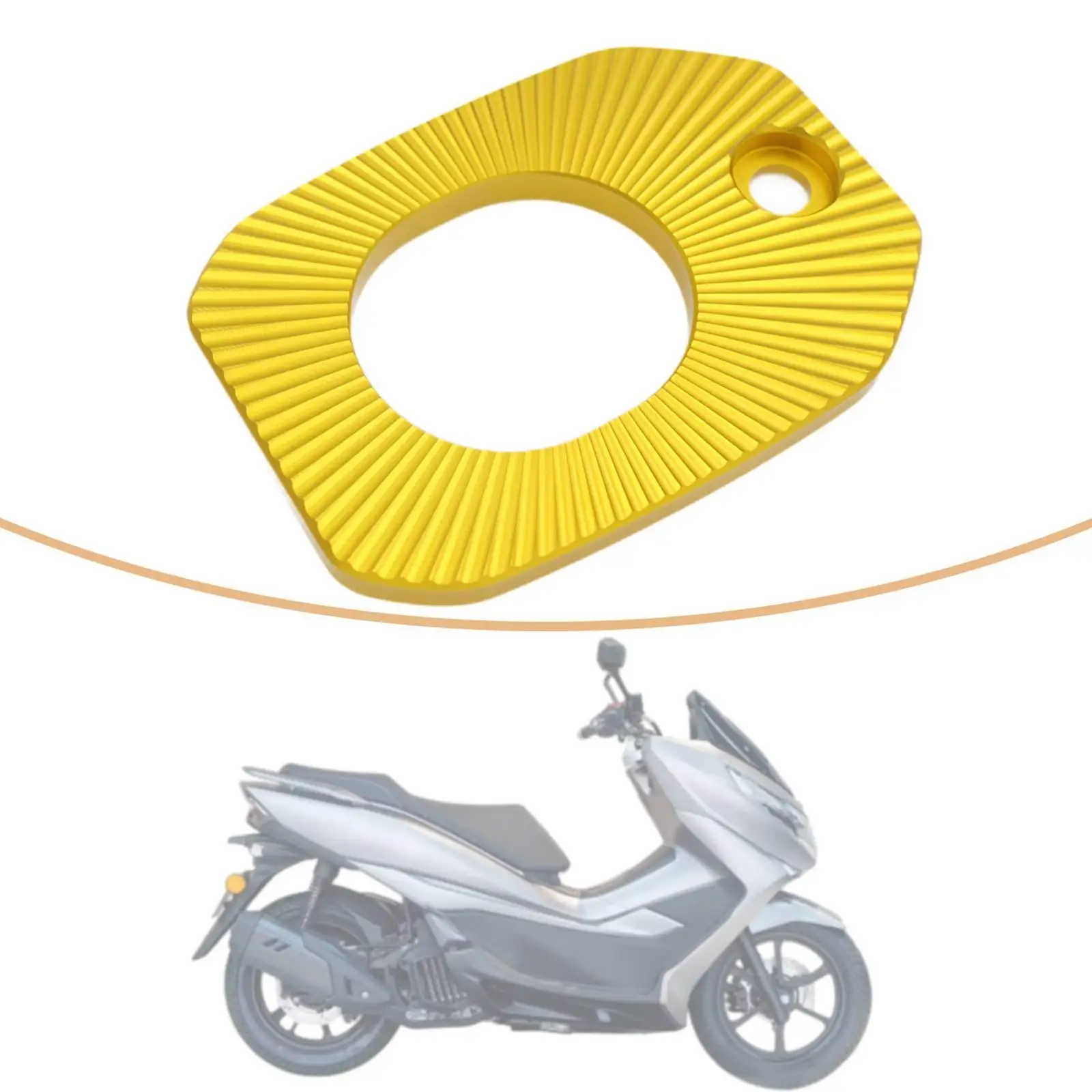 Compact Motorcycle Exhaust Protector Aluminum Alloy Heat Shield Guard Cover Elegant Finish Easy Installation