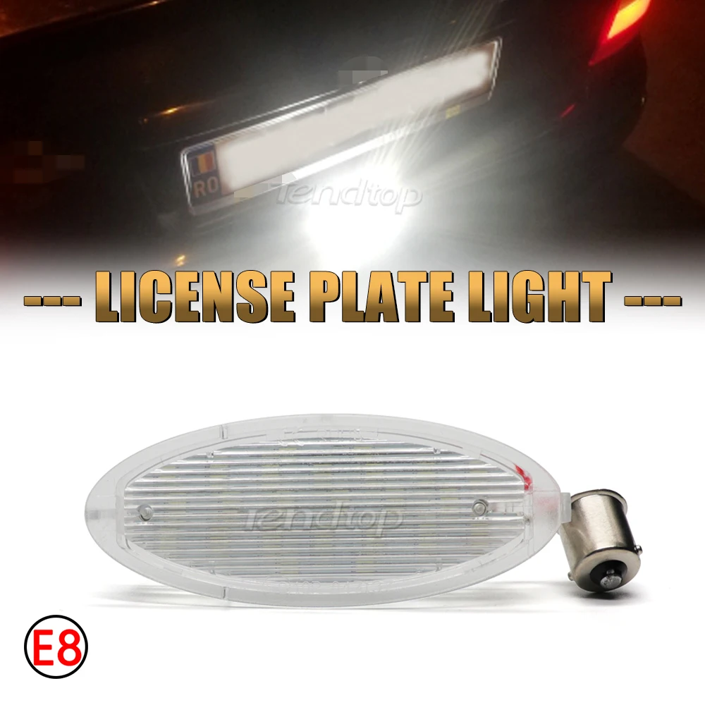 1pc License Number Plate Light Rear Tag Lamp For Opel Vauxhall Astra F Corsa Vectra Tigra Agila Caravan Coupe Kasten Stufenheck