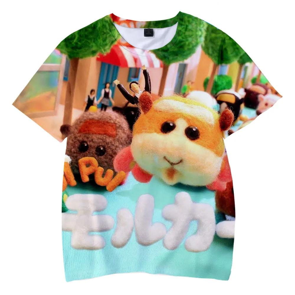 Pui Pui Molcar 3D Print Anime T Shirt Kids Summer Fashion Cartoons T-shirt Boy Girl Tshirt Children Unisex Tops Clothing T shirt