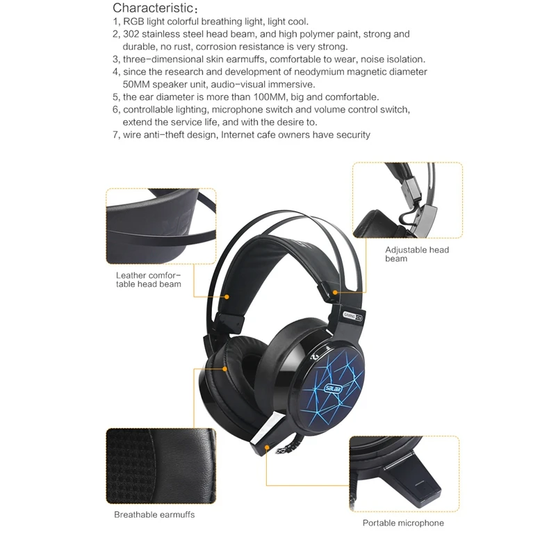 Salar-auriculares para juegos C13, audífonos estéreo con cable para PC, con micrófono para ordenador, 3,5 Mm