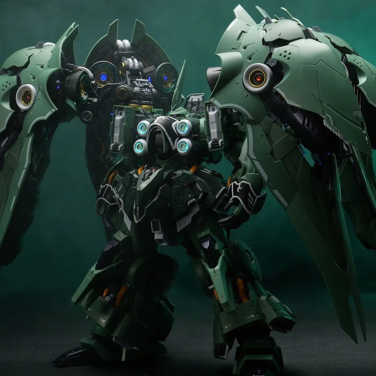 AXIS MODEL WORKS Kshatriya 1/100 Scale Assembly Model Kit with Luminous Lamp OSIRIS AERIAL DOMINATOR Action Figure Plastic Toy view 2