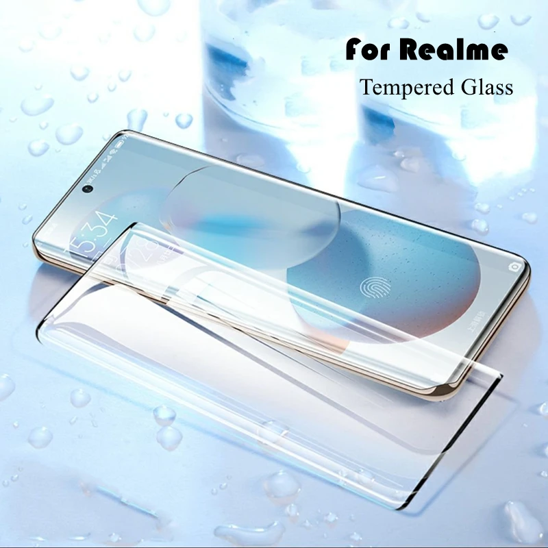 Full Cover Glass For Realme 12 Pro Plus Screen Protector Realme 12 Pro+ Tempered Glass Protective Phone Film Realme 12 Pro Plus