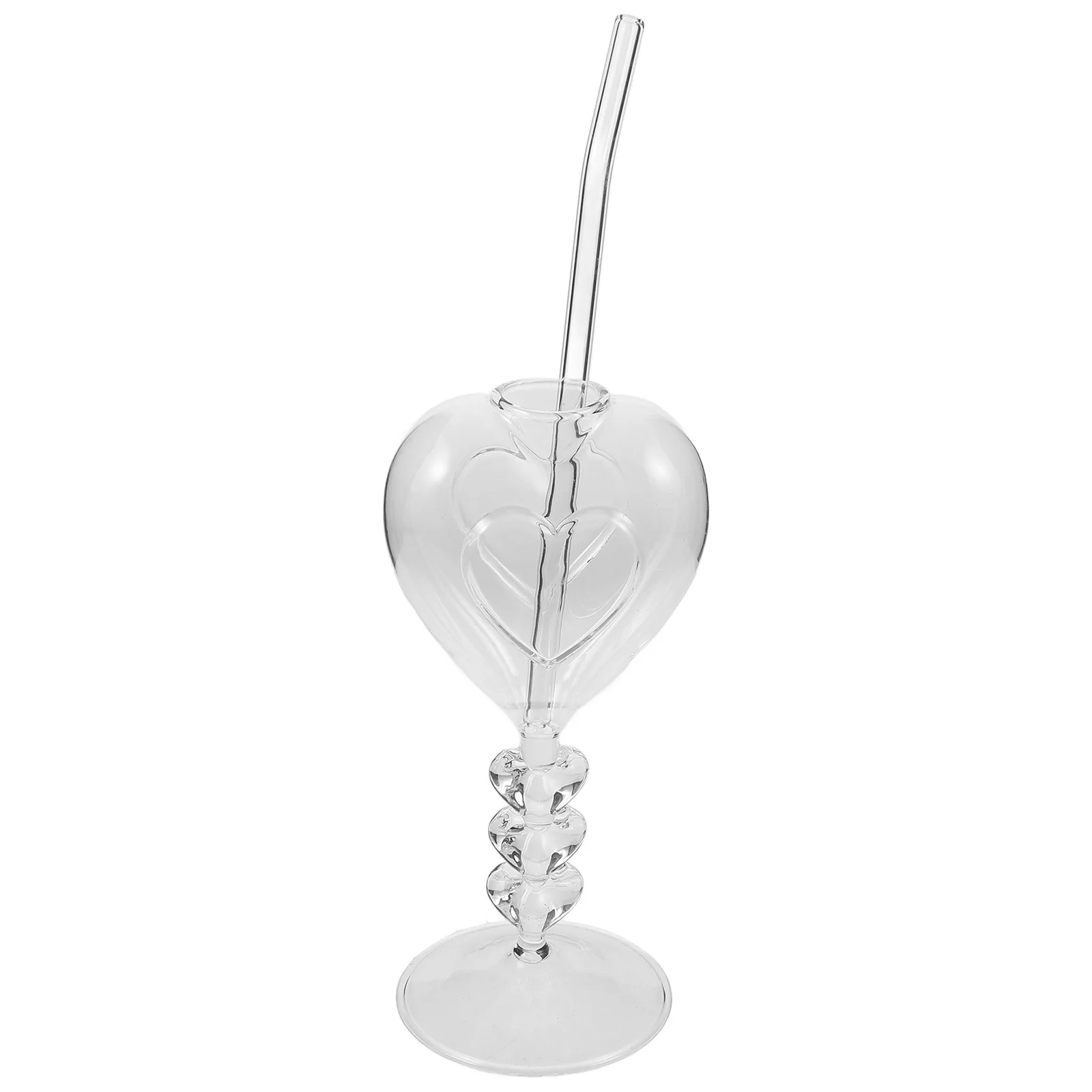 

Heart Cocktail Glass Fine Glass Material Stable Design Ideal for Home Bar Ktv Party Glasses Cocktail Glasses