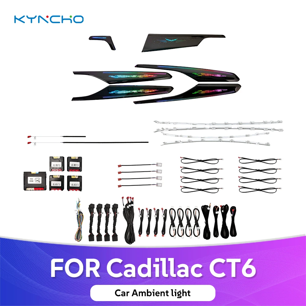 For Cadillac CT6 2023 2025 Factory Exclusive LED Symphony Car Ambient Light Original Interior Automotive Ambient Lighting