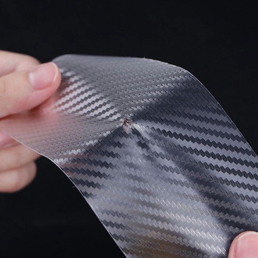 Auto Accessories Car Carbon Fiber Sticker 300cmx7cm Anti Scratch Auto Door PVC Protection Sill Protection Sticker Scuff Cover