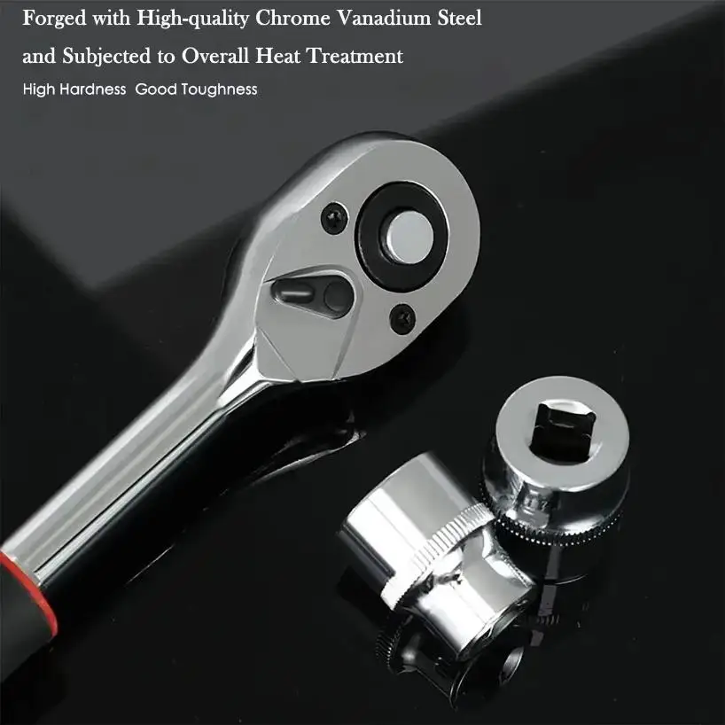 1 Set 12 Piece Set Of Xiaofei Auto Repair Tool Socket Wrench Combination Complete Set Of Hardware Toolbox