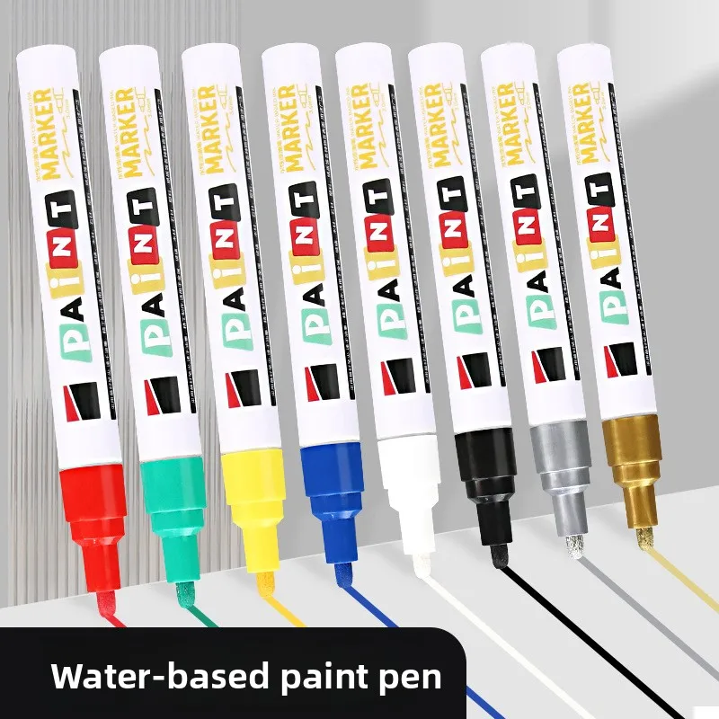 Waterproof Paint Marker 3mm Tile Grout Pen Stone Marker Fade‑Resistant Tire Industrial Touch‑Up Paint Marking Pen