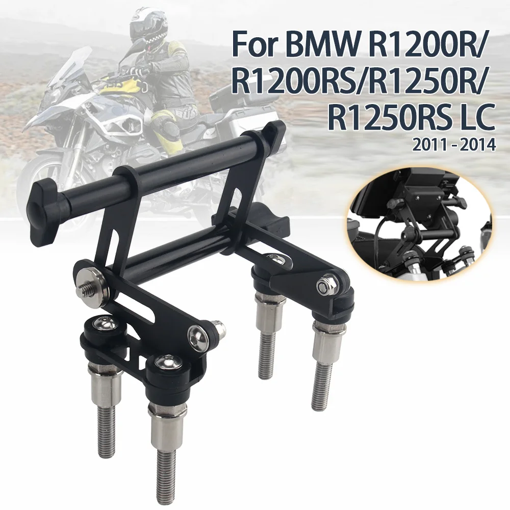 

Motorcycle GPS Mobile Phone Stand Navigation Bracket Holder Support Adjustable For BMW R1200RS LC R 1200 R R 1250 RS R1250 R