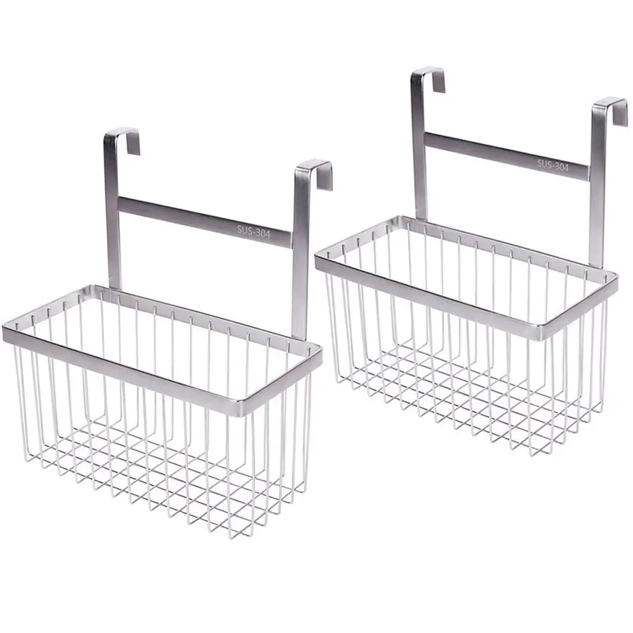 

Over The Bathroom Shower Door Caddy Hanging Storage Organizer Baskets, Bathroom Over the Door Shower Caddy for Shampoo, Conditio