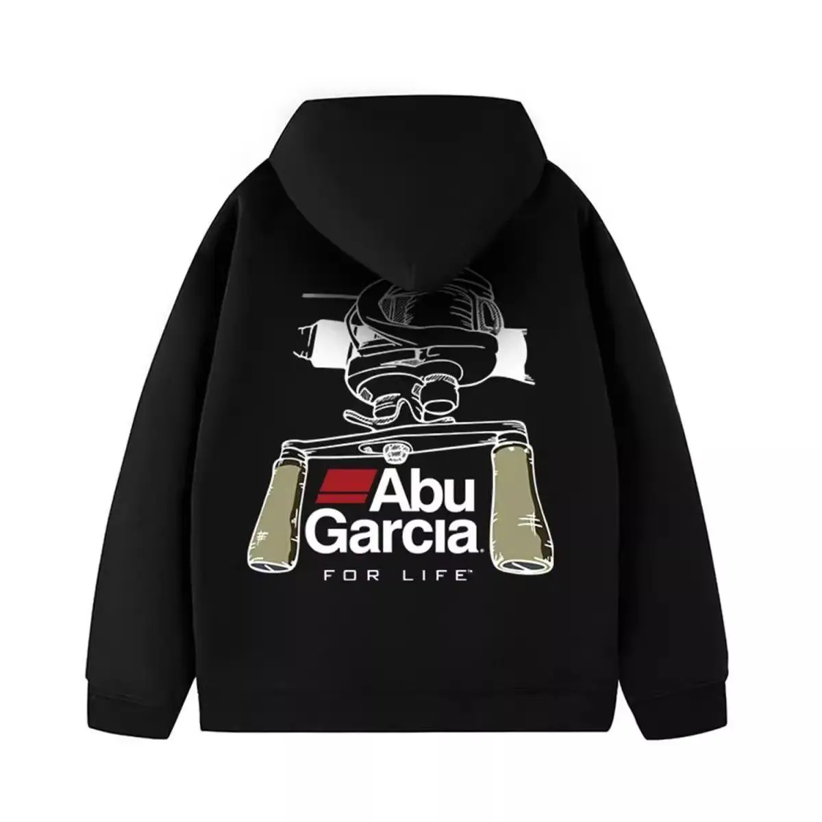 

American Retro Versatile High Street Fishing Hooded Sweatshirt, Loose Pullover Hoodie for Men and Women, Autumn Jacket