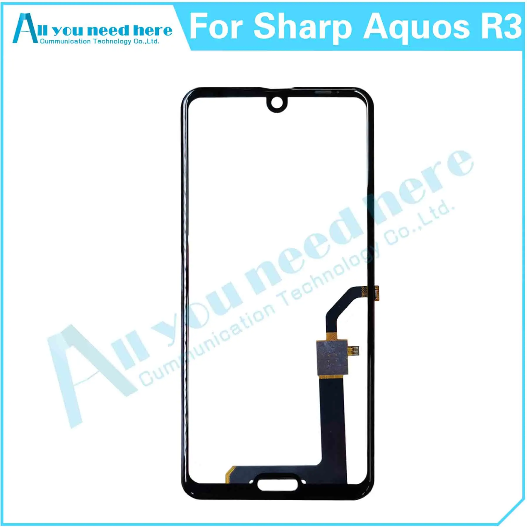 100% Test For Sharp Aquos R3 SH-04L SHV44 SHV40 808SH Touch Screen Digitizer Assembly Repair Parts Replacement