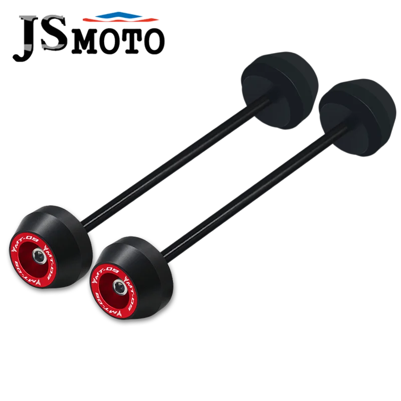 Roda da motocicleta caindo protetor traseiro eixo dianteiro garfo acidente slider para yamaha MT-09 FZ-09 FJ-09 xsr900 mt09 sp tracer mt 09