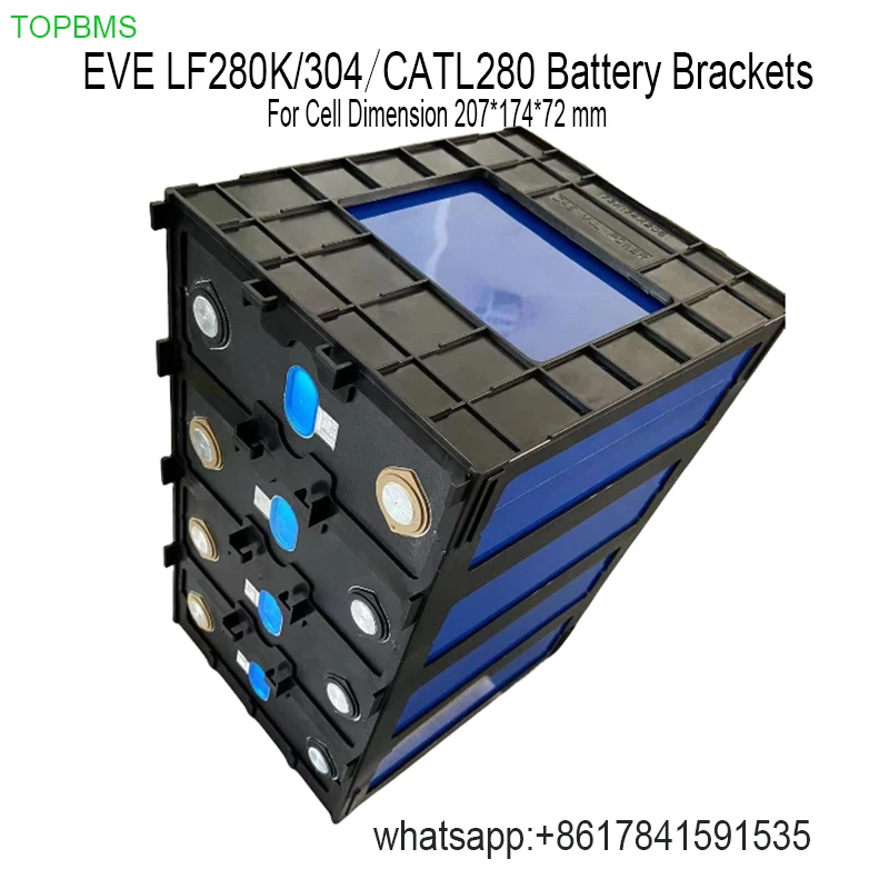 TOPBMS EVE LF280K  EVE LF304 CAT 280AH CALB 280AH Battery Bracket Holders Side Bracket Middle Bracket Plastic Material ABS+PC