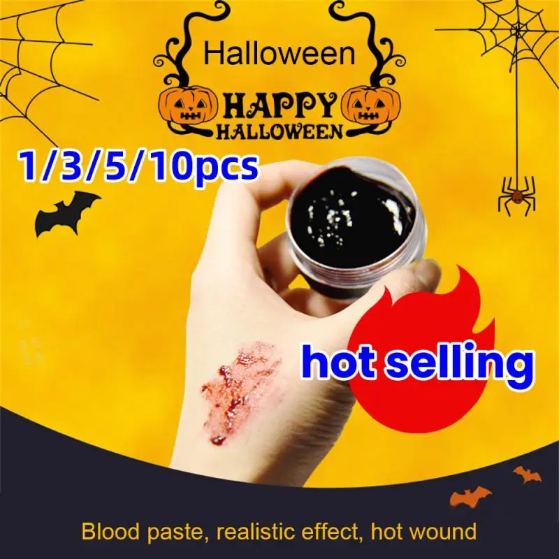 

Body Paint Fake Blood Face Make Up Scary Halloween Wound Bruises Fake Scars For Cosplay Makeup Fancy Carnival Party