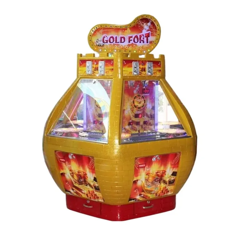Custom Hotselling Coin Operated Arcade Amusement Lottery Ticket Coin Pusher Game Machine