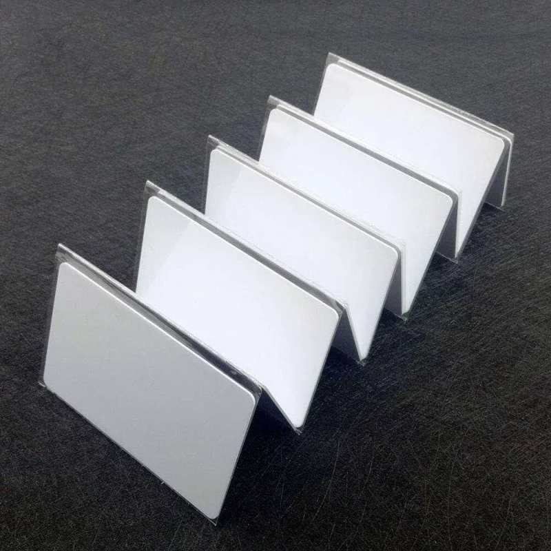 100pcs a lot FURUI IC/ID RFID Ultra-Thin Proximity Acess Card 10Pcs T5577 /UID Writable Rewrite Smart Card 125khz Blank White PV