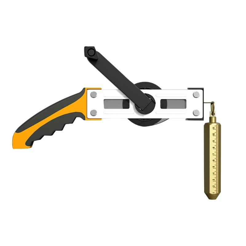 Medição Régua com Explosionproof Brass PlumbBob, fita métrica, borracha Handle, 517A
