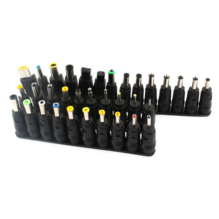 DC34-piece set, 34 Multi-purpose Notebook Interface Conversion Heads, Universal Maintenance Power Adapter Plug