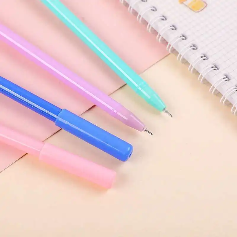 1 Stück Lytwt's Briefpapier niedlichen Bonbon Farbe Pfau Stift Schul büro liefern kreative Styling Kawaii Gel Stift – Detail 6