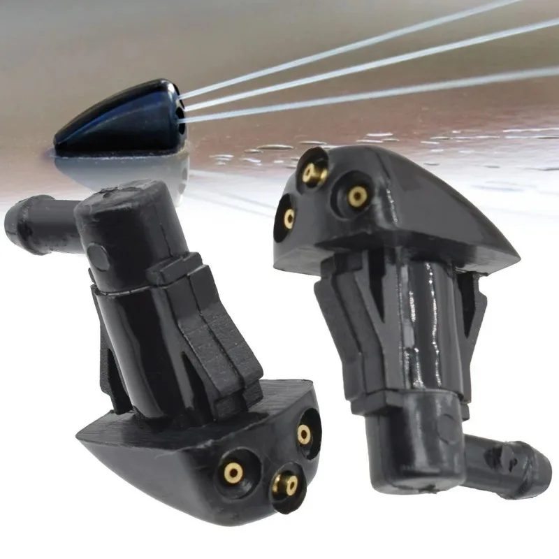 

New Car Windshield Wiper Washer Spray Nozzle for Most Car Models Auto 3 Holes Windshield Washer Nozzles Wiper Water Spray Jet