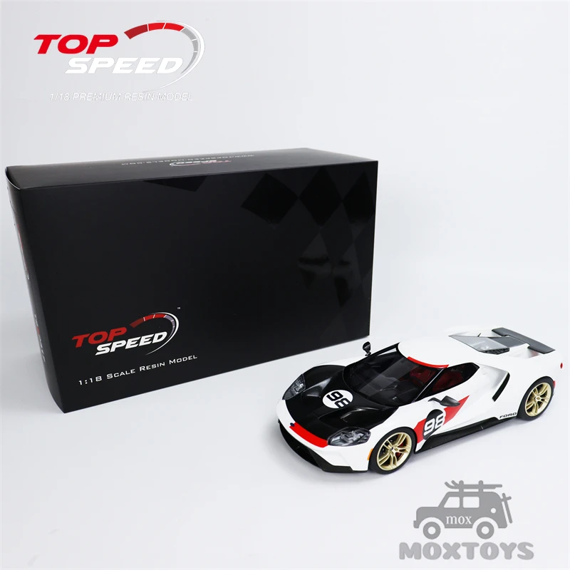 

Topspeed 1:18 Ford GT 2021 Heritage Edition TS0317 Resin Model Car