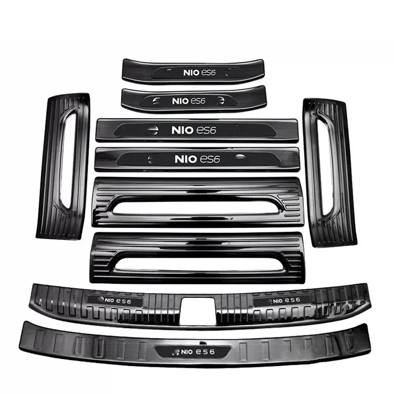 For NIO ES6 2019-2023 stainless steel car threshold guard plate trunk threshold guard Anti-scratch protection car accessories