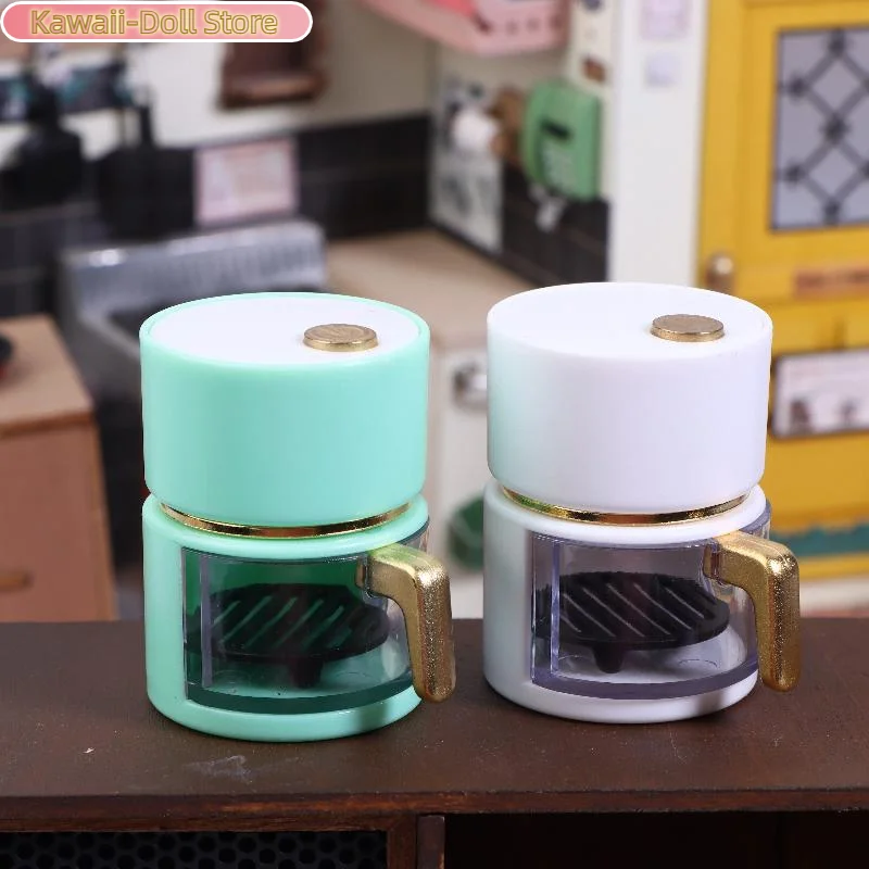Miniaturowy model kuchni do domku dla lalek, mini frytkownica beztłuszczowa, rekwizyty do scenek fotograficznych, mini modele zabawek.