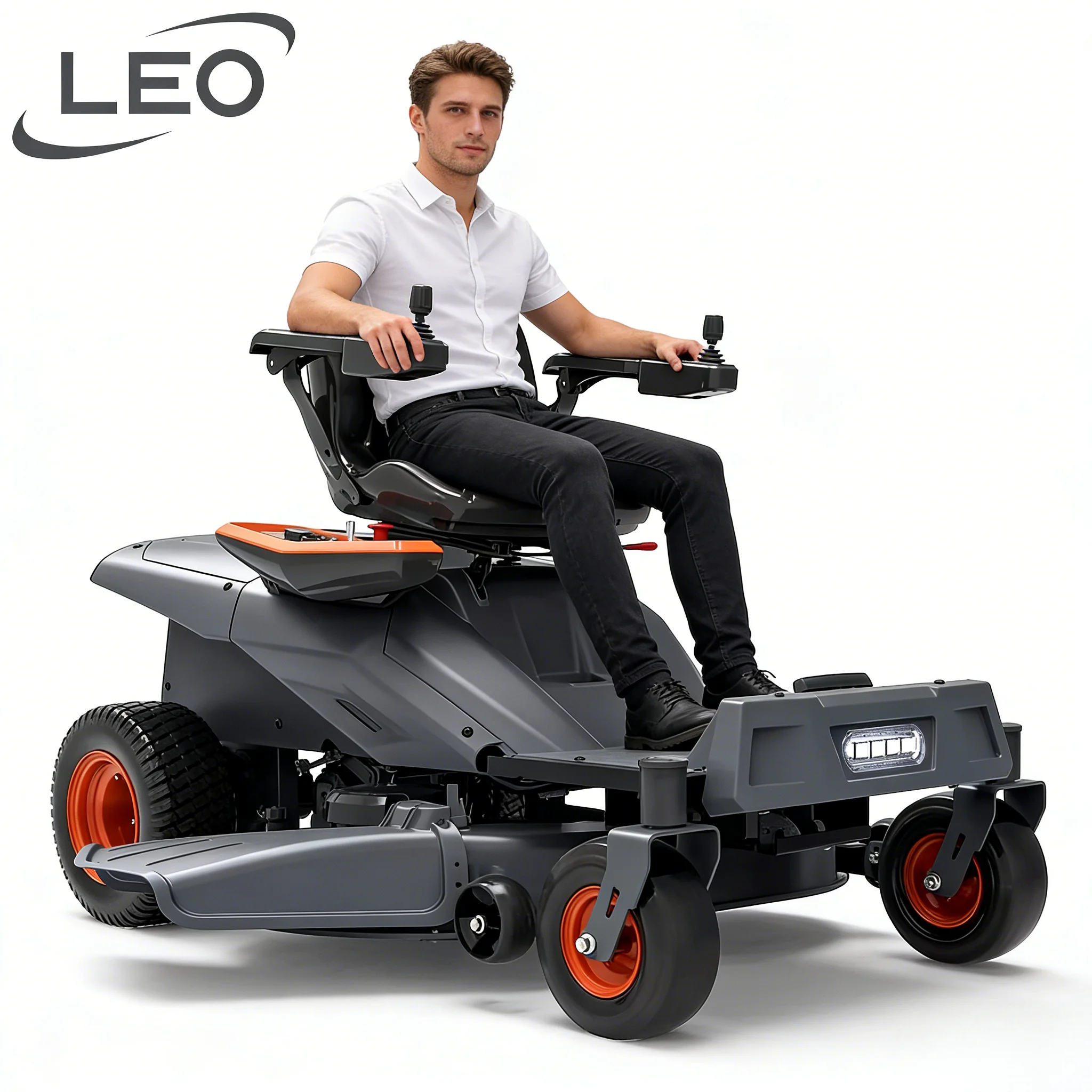 Factory Direct Anti-Slip Industrial Lawn Mower for Horticulture & Orchards 160L LZT38Li Ride-On Lawn Mower Zero-Turn