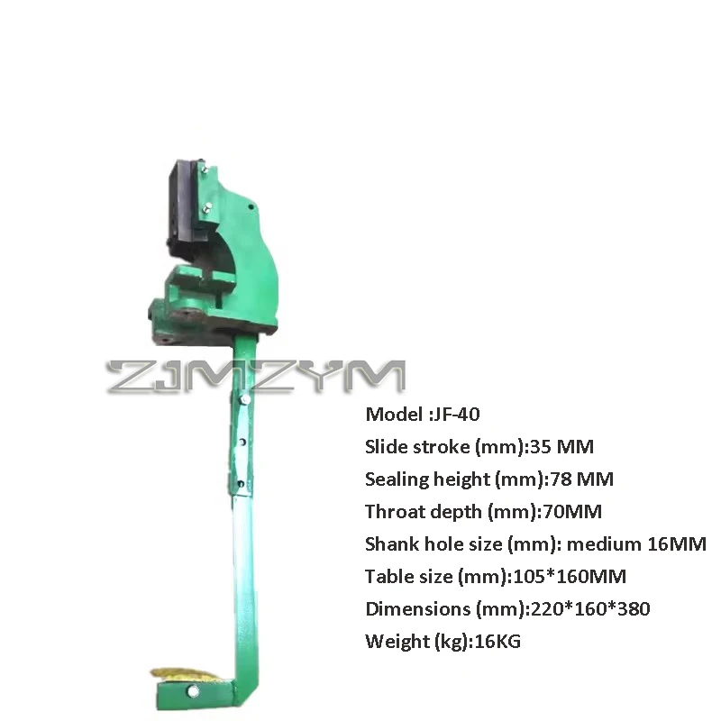 Small Manual Punch Press Hand Press Desktop Hand Beer Punch Punching Machine JF-40
