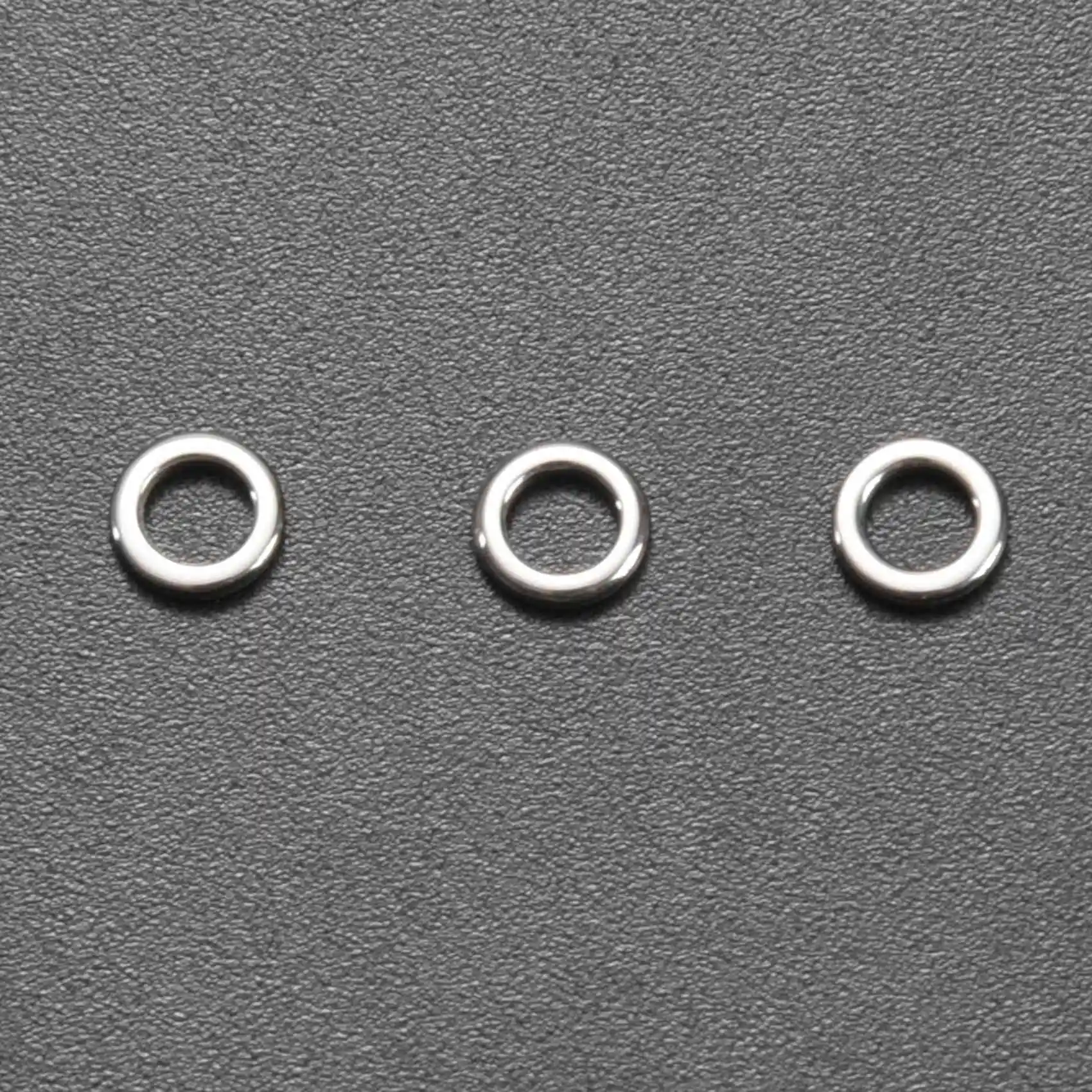 AA399 Superior fishing solid ring jigging fishing accessories the best 304 stainless steel very large test 1#