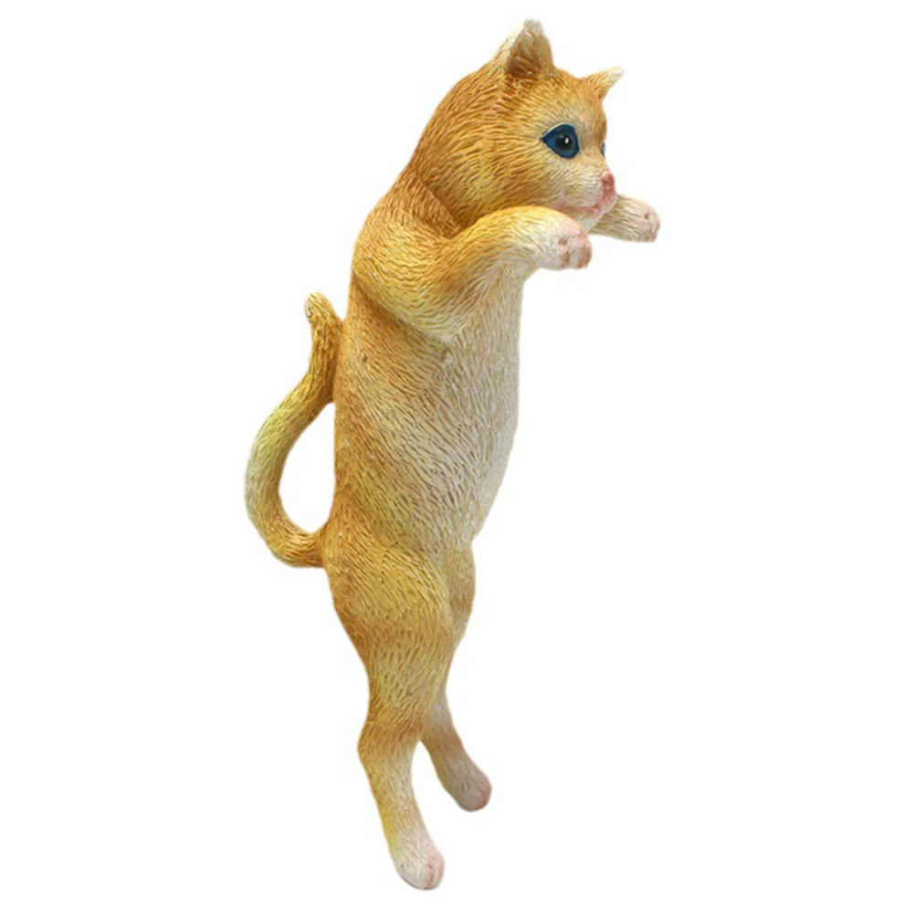 

Cute Kitten naments Resin Animal Figurine Planter Hanger Fade Resistant Bright Colors Garden Decor Flower Pot Pendants