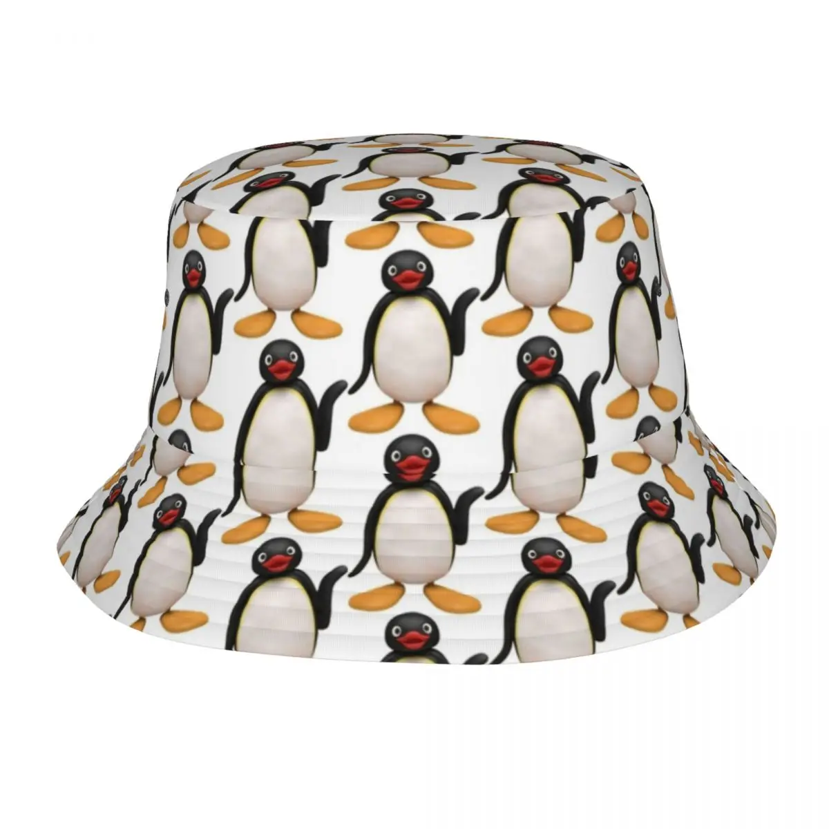 Spring Headwear Penguin Cartoon Accessories Bucket Hats Street Men Women Hot Sun Hat Cute Animal Boonie Hat Packable Fishing Cap