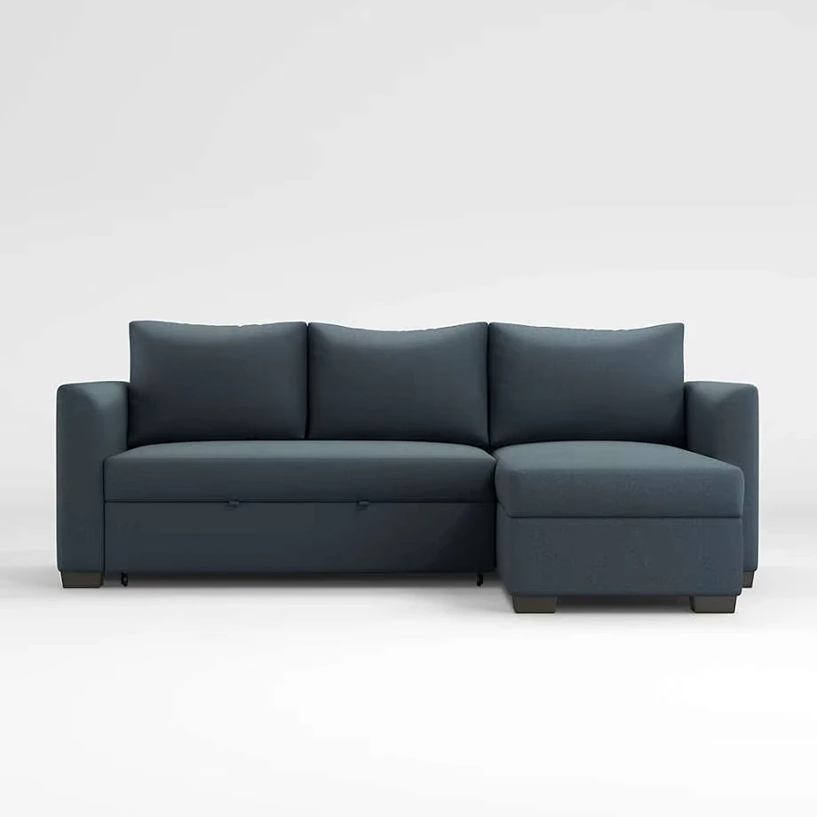 Living room sofa fabric set Living room furniture 2-piece set sleeper