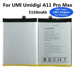 2024 Years 5150mAh 100% Original Battery For UMI Umidigi A11 Pro Max A11Pro Max High Quality Phone Bateria Battery In Stock