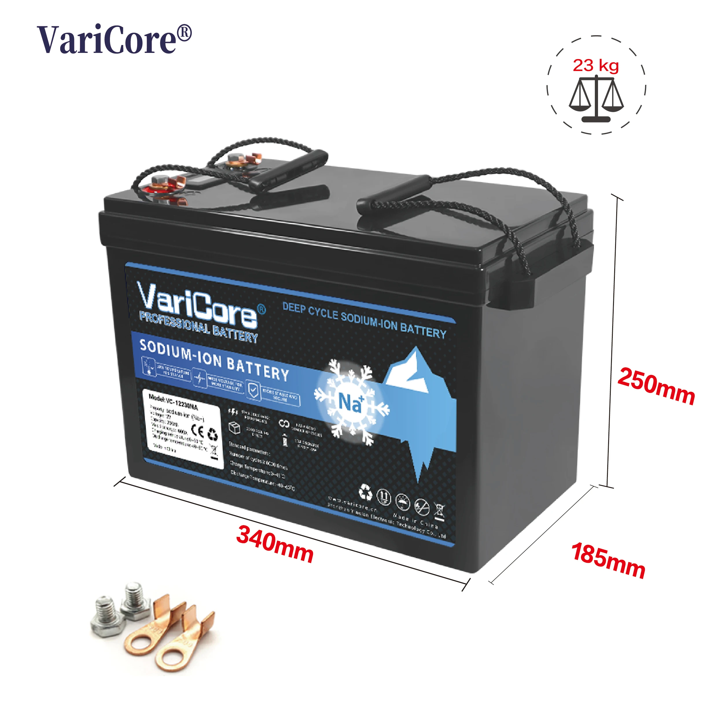 

Батарея VariCore-Sodium Ion (солнечная) 230 Ач/12 В/низкотемпературная батарея/большая емкость/домашнее хранилище энергии/аккумулятор для кемпинга