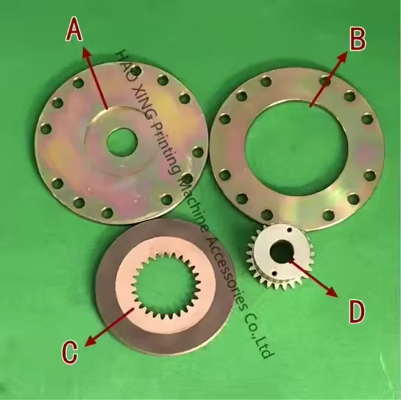 

1 Set 25 Teeth Brake Pad Repair Kit for MSB 140 Repair Kit Offset Printing Machine Consumable Tools for Komori