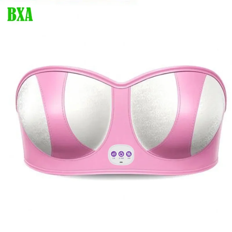 

Electric Wireless Breast Massage Bra Vibration Breast Enhancement Instrument with Hot Compress Function for Breast Lift Enlarge