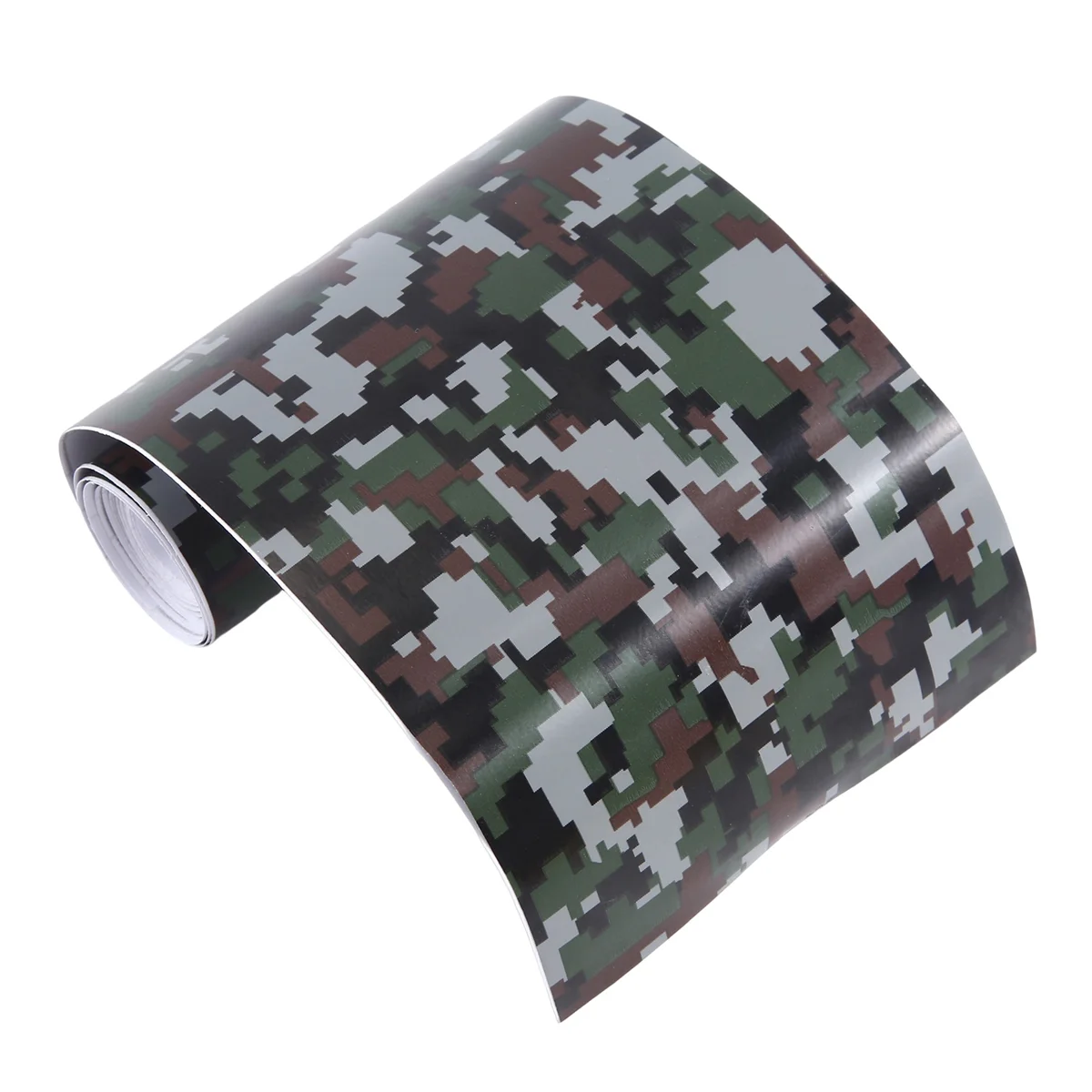 1 roll Camo Car Sticker Carbon Fiber Motorcycle PVC Vinyl Army Sticker CAMO Woodland Camouflage Sticker black digital