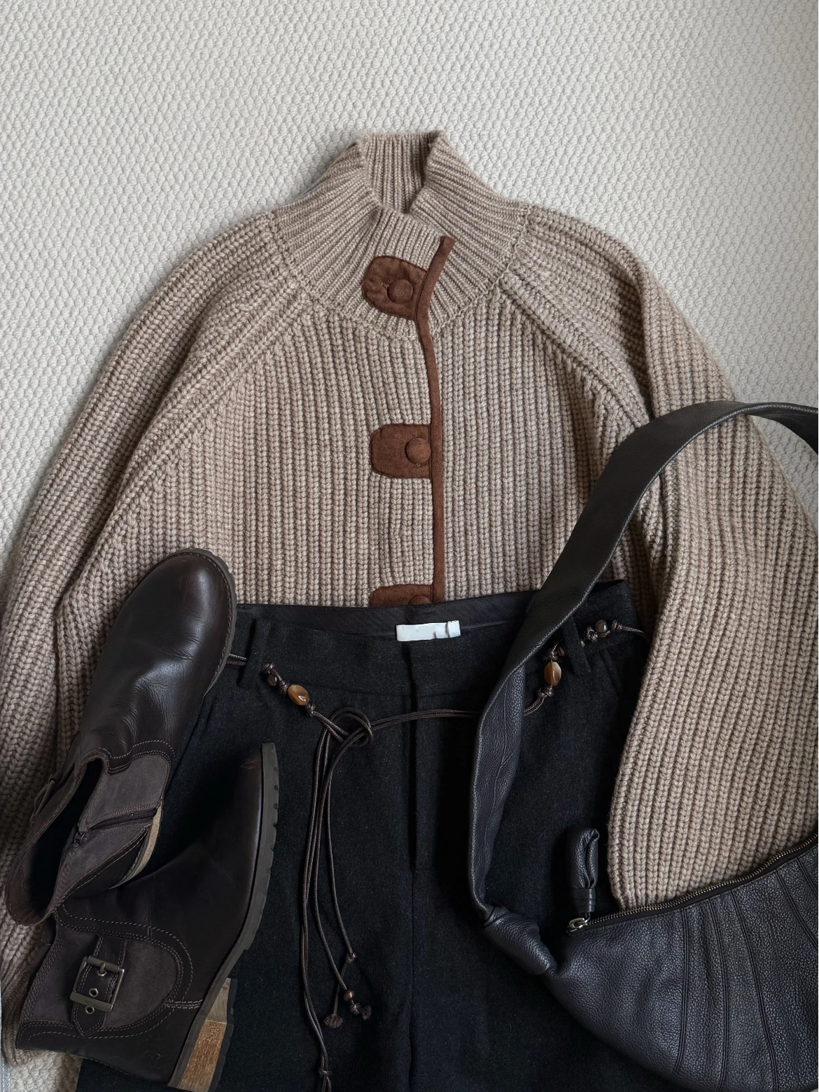 

Теплый шерстяной вязаный кардиган Heidd, осень-зима, ленивый Sle, женская верхняя одежда, длинное пальто из смеси нейлона