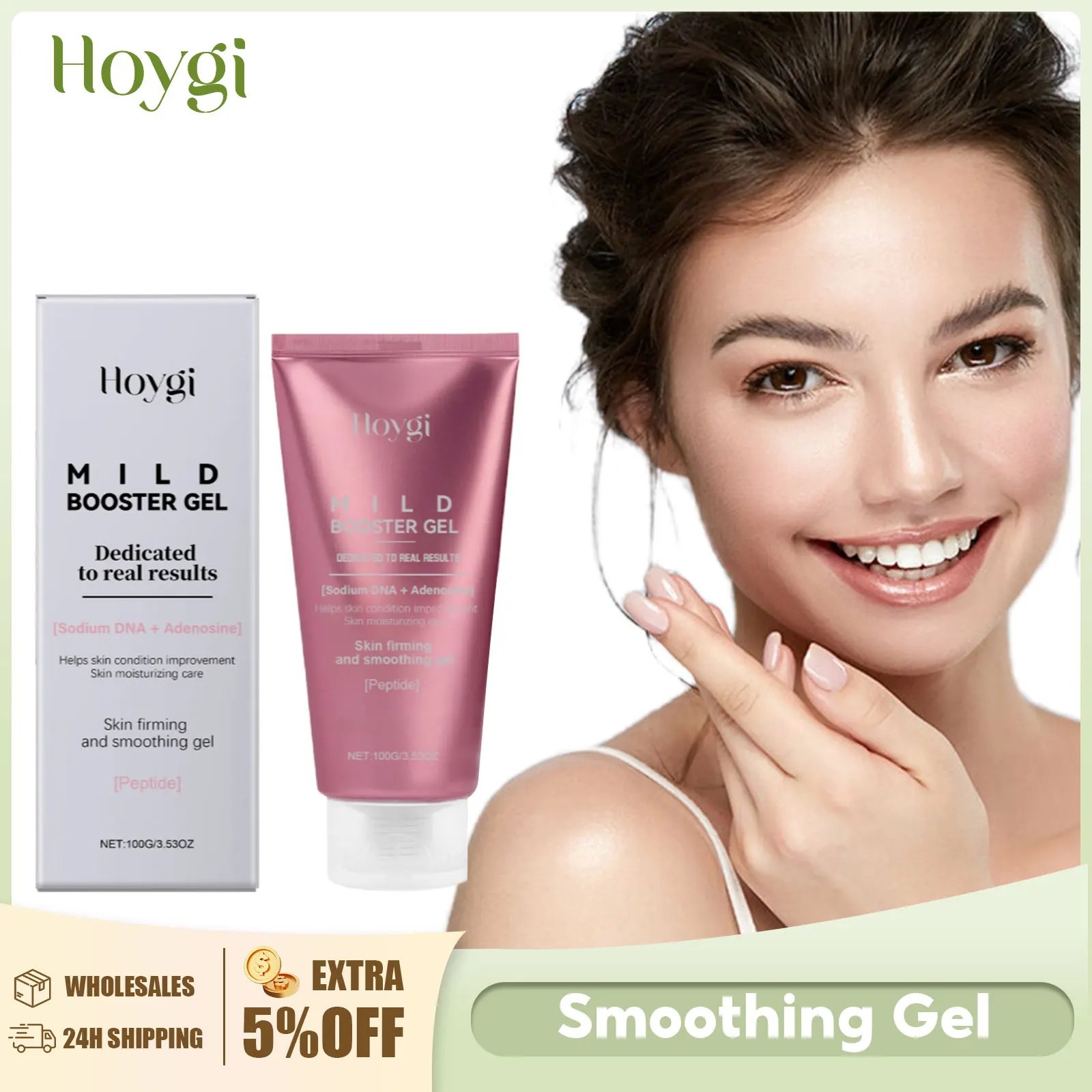 

Peptide Firming Gel Increase Skin Elasticity Improve Sagging Skin Repair Barrier Soft Tender Skin Mild Booster Smoothing Cream