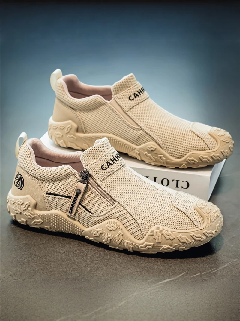 Men's Canvas Shoes Breathable Linen Fisherman Sports Casual Shoes Anti-slip Soft Bottom Fall 2026 New Style Beijing Old Cloth...