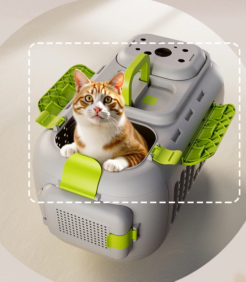 卸売4輪折りたたみ式オックスフォード生地ペットベビーカー快適な小型動物キャリアトロリー犬と猫の屋外旅行用