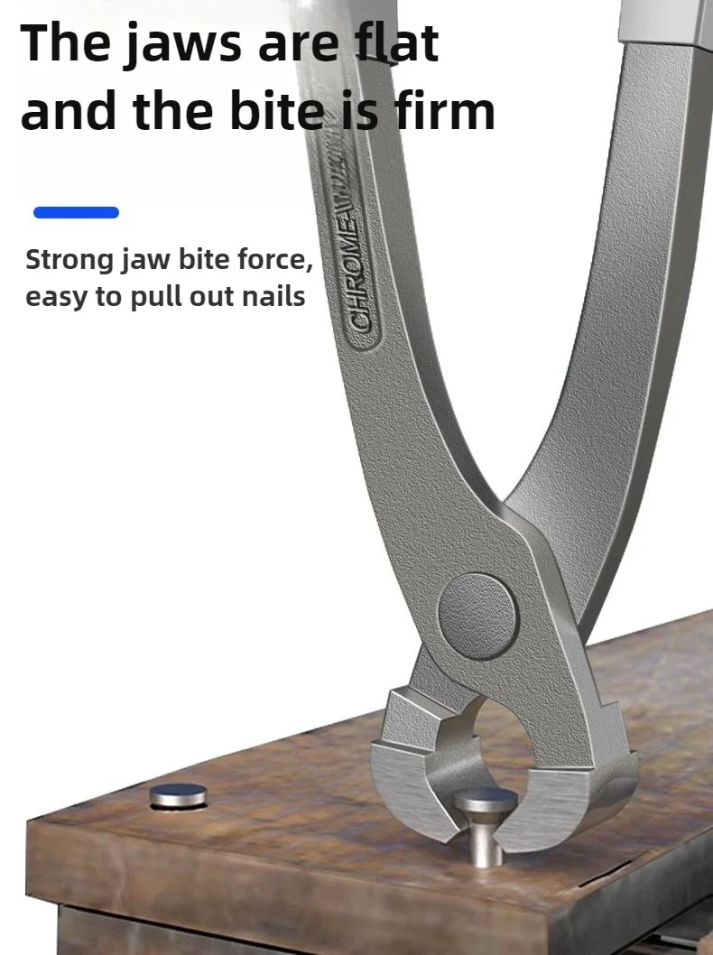 Tower Pincers Non-slip Grips Pliers Flat Mouth Cattle Horse Hoof Nippers Snips Puller Hand Tools Pulling Nails Cutting Wires