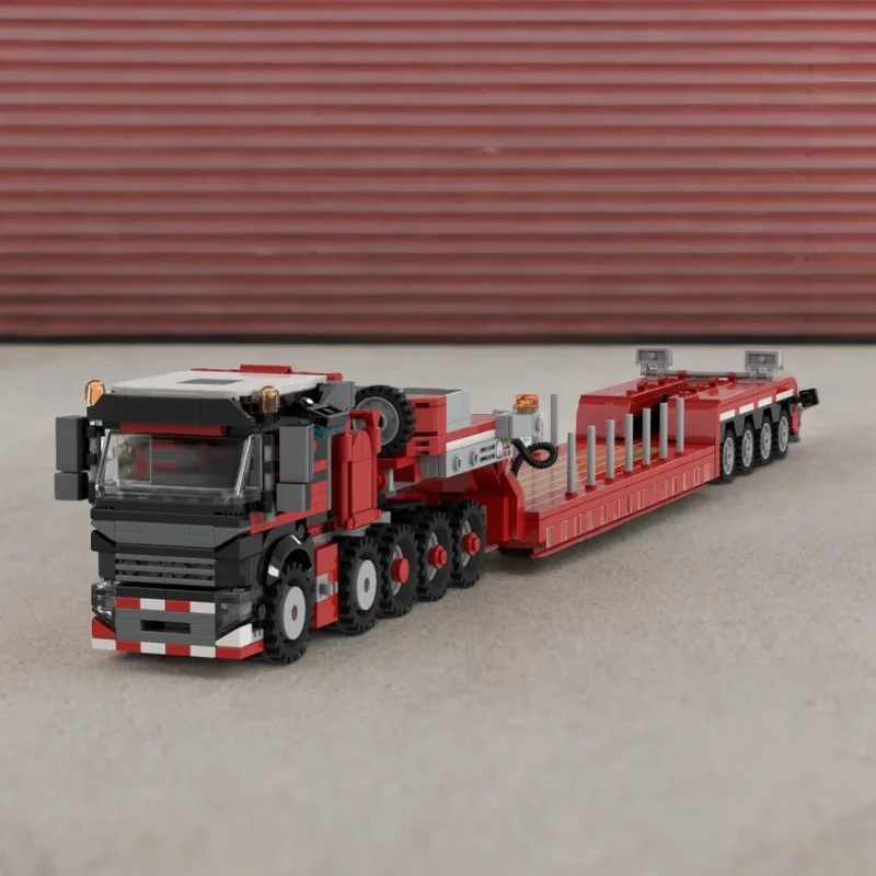 1175 قطعة MOC شبه جرار 0 4 قابلة للتمديد اليورو نموذج اللبنات العمارة لتقوم بها بنفسك فكرة هدايا عيد الميلاد ألعاب تعليمية الطوب