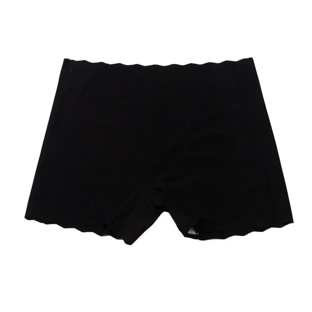 

Edge Seamless Safety Short Pants Elastic Soft Comfortable Ice Silk Panties Casual Breathable Petticoat Underpants Summer Wear