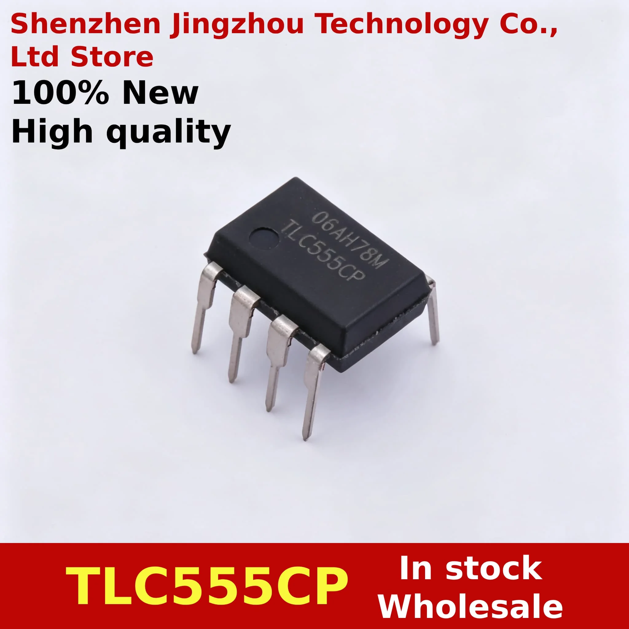(10/50PCS) 100% New TLC555CP TLC555 DIP8 DIP LinCMOSE TIMERS IC Chip In Stock